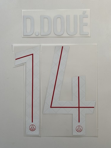 Flocage officiel psg doué - flocage, d.doué