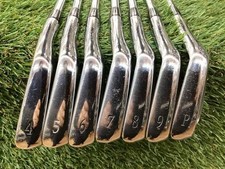 Set de fers Mizuno Mp-53 4-9, Pw 7 pièces Flex rigide dynamique acier doré