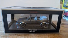 NOREV 1/18 VW VOLSKWAGEN GOLF CABRIOLET BEL AIR 1992 BLUE METALLIC