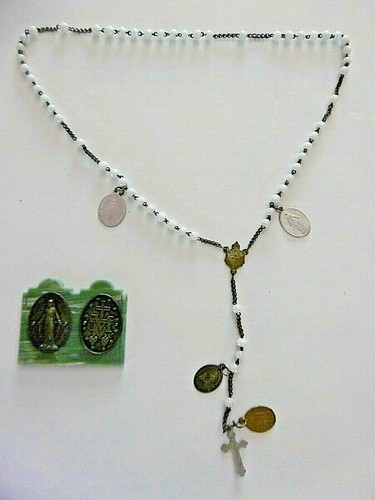Ancien chapelet nacre complet - ancien,