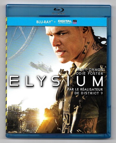 Blu ray disc - elysium,