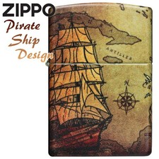 Briquet Zippo bateau pirate