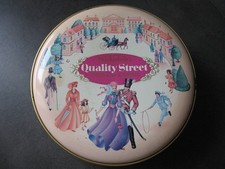 Boîte métal ronde Quality Street 1990