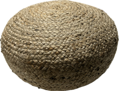 Décor round braided natural - round,