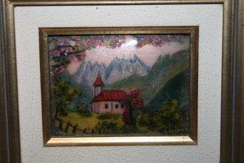 Tableau emaux art limoges - emaux,
