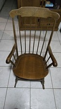 Rocking chair en bois