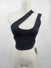 ASOS Crop-top Dames Top T EU 38 noir style décontracté