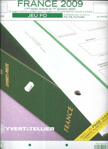 Yvert tellier france f0 - et,