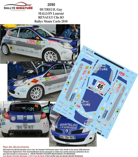 Decals ref 2090 renault - decals,