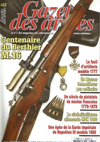 Gazette des armes 483 - des, n°483