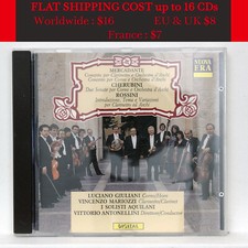 LUCIANO GIULIANI ⸺ MERCADANTE Concerto for clarinet & strings ⸺ NUOVA ERA CD NM