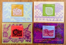 4 MINI BLOCS-FEUILLETS - 4 TIMBRES  DENTELLES France neuf** 2011 N°4600 4603