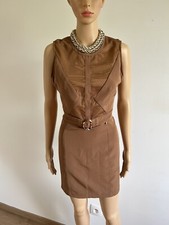 Robe marron beige neuve sans