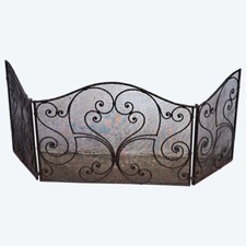 Grand pare-feu à 3 volets en