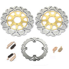 Disques et Plaquettes de frein Avant Arrière pr Suzuki DL650 DL1000 Vstrom 04-06