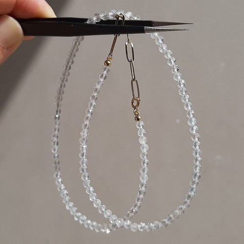 Collier raffiné ras cou - collier, en