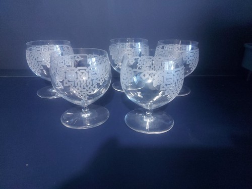 Verres eau en cristal - a,