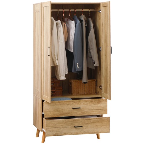 Homcom penderie 80x54x180cm - homcom,