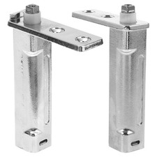  2 Pcs Charnière Inox Porte