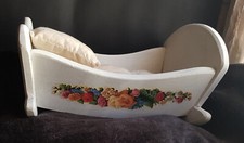 joli lit berceau + literie poupée ancienne