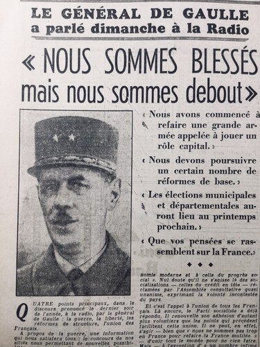 Gaulle léon blum 1945 - gaulle,