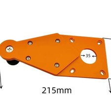 Base invers??e plastique et m??tal pour machine ?? tailler pour bord ?? tailler
