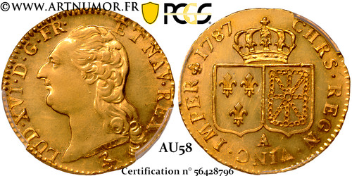 Louis xvi or à - louis, d'or