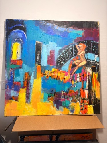 Tableau peinture huile - tableau,