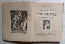 C1 Pierre LOUYS Aventures du Roi Pausole ILLUSTRE FOUJITA 1929 Japon