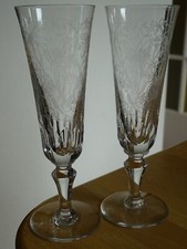 BACCARAT 2 ANCIENNES FLUTES A