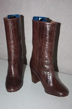 BOCAGE Mi Bottes Cuir Embossé Modèle Eliote T 36 TTBE