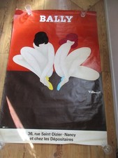 AFFICHE ORIGINALE BALLY LOTUS VILLEMOT 1978 116X170 NANCY  N° 1