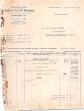 1948 FORGE ET MANUFACTURE BARRIOL FILS & CH DALLIERE A ANDREZIEUX - M. RIBIER