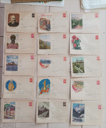 Enveloppes préaffranchie - 15,