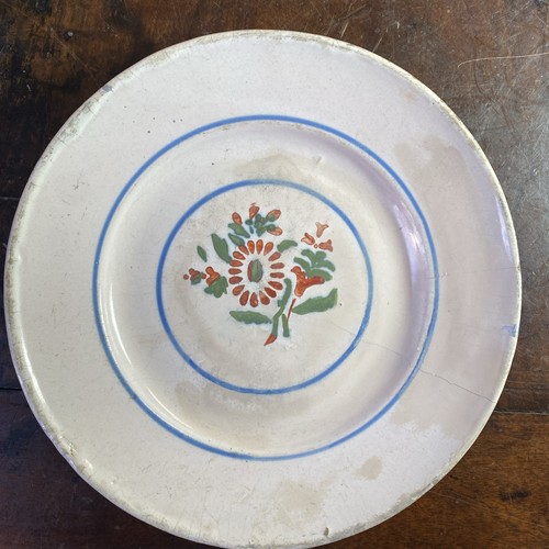 Assiette faïence régionale - assiette,