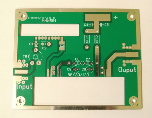 Pcb pour bande diffusion fm - bande, de