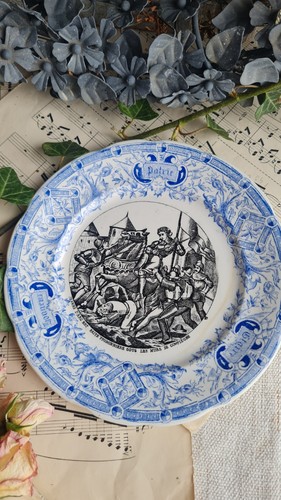 Ancienne assiette - ancienne,