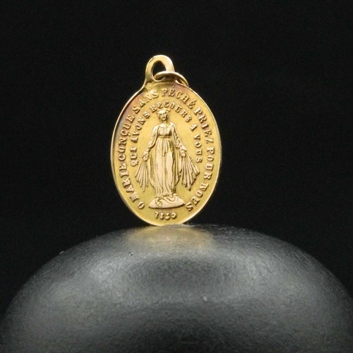 O985 médaille vierge - o985-médaille, la