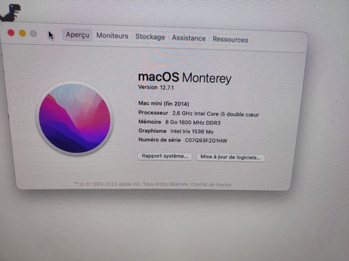 Mac mini fin 2014 intel - mac, i5