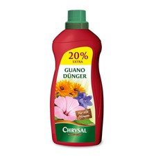 Chrysal Guano Engrais Liquide - 1200 ML Universel Plantes D'Intérieur Jardin