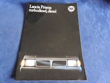 catalogue lancia prisma turbo