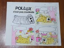 PLANCHE ORIGINALE  du journal de POLLUX le manège enchanté