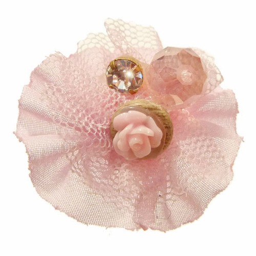 Bague rose pâle - pâle, fleur