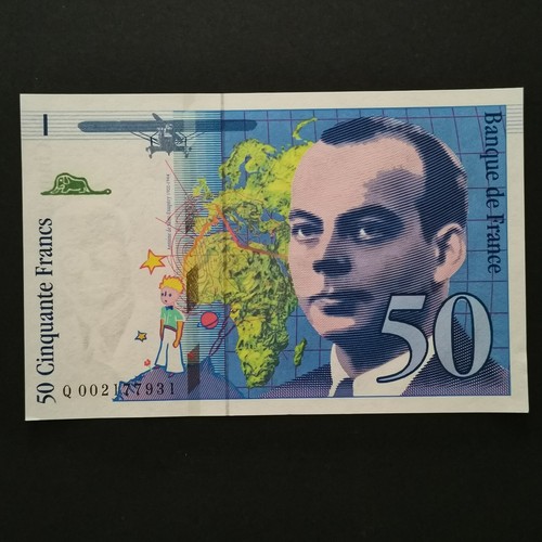 Billet francs saint exupery - billet,