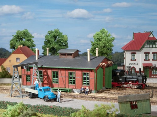 Hangar locomotive double - à,