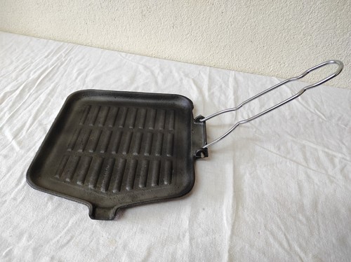 Grill viande carré fonte - grill,