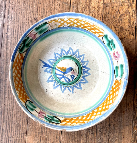 Coupe faience ancienne - coupe, en