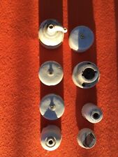 LOT DE 8 PIÈCES ANCIENNES PORCELAINE INTERRUPTEUR DÉRIVATION DIVERS MONTE BAISSE