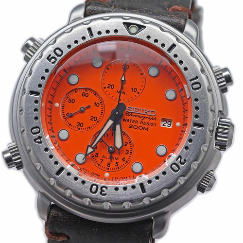 Seiko italian tuna orange - italian,
