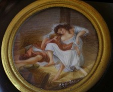 Peinture & cadre miniature